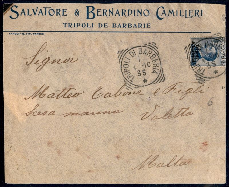 Italia / Uffici Postali All'estero / Levante / Tripoli di Barberia / Posta Ordinaria