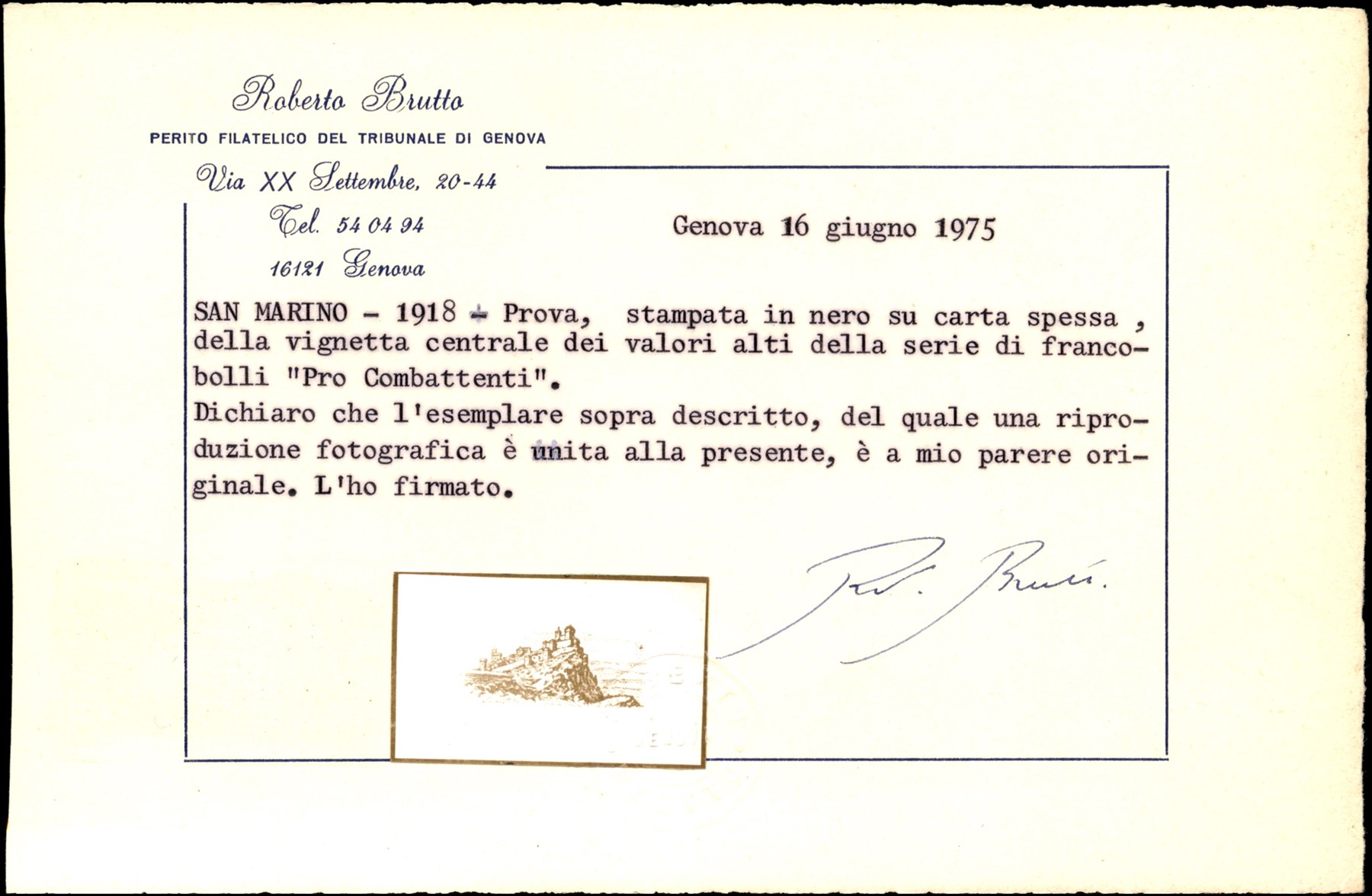 San Marino / Posta Ordinaria