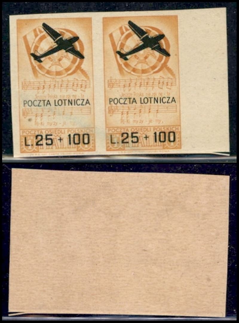 Italia / Corpo Polacco / Posta Aerea