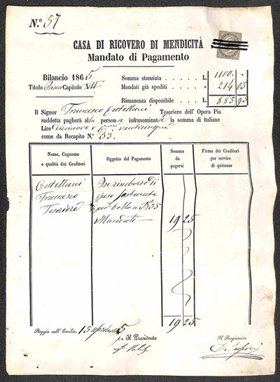 Italia / Regno / Posta Ordinaria