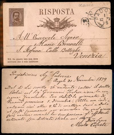 Italia / Regno / Posta Ordinaria