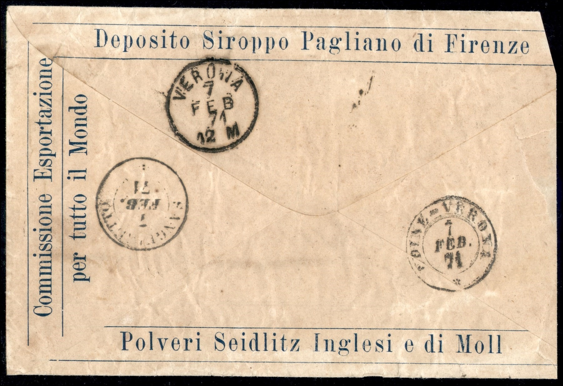 ITALIA / Antichi Stati Italiani / Lombardo Veneto / Territori italiani d'Austria / Posta ordinari...