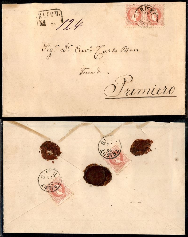 ITALIA / Antichi Stati Italiani / Lombardo Veneto / Territori italiani d'Austria / Posta ordinari...