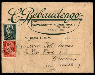 Italia / Regno / Posta Ordinaria