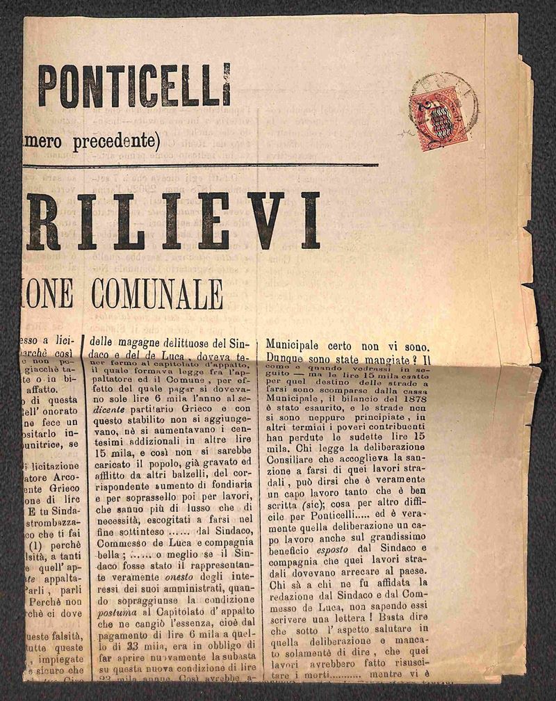 Italia / Regno / Posta Ordinaria