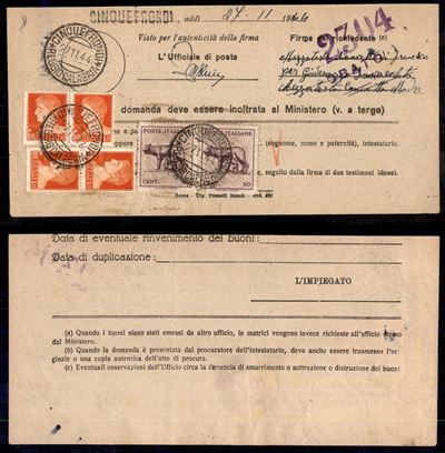 Italia / Regno / Posta Ordinaria