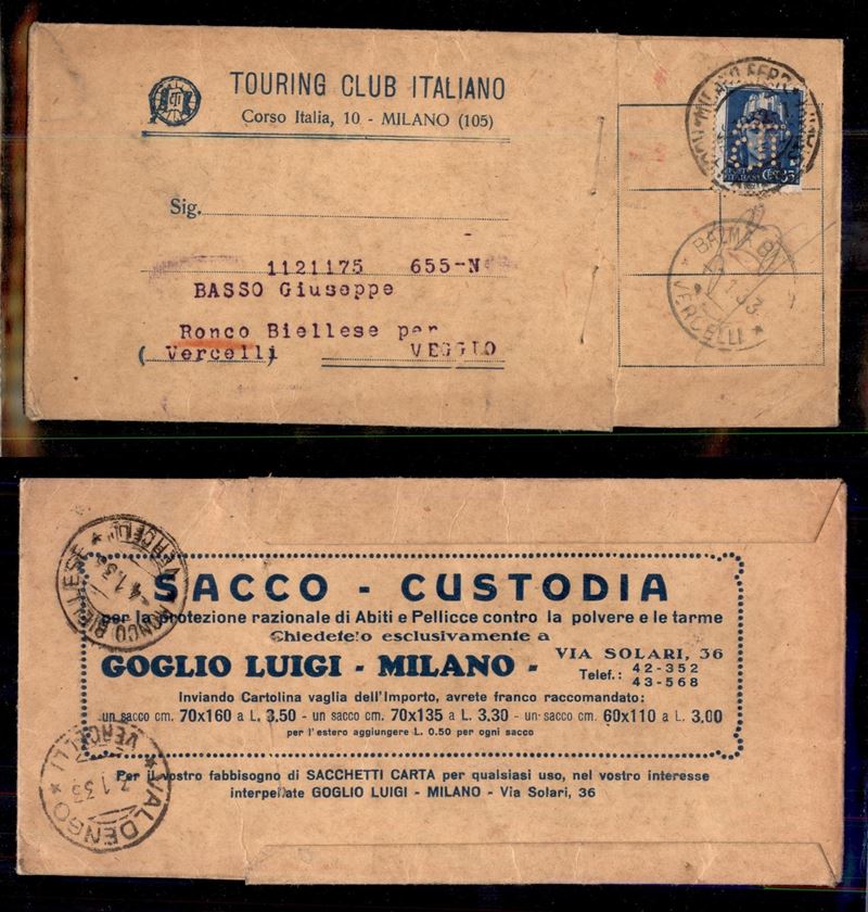 Italia / Regno / Perfin