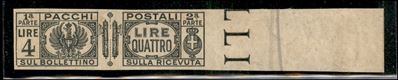 Italia / Regno / Pacchi Postali