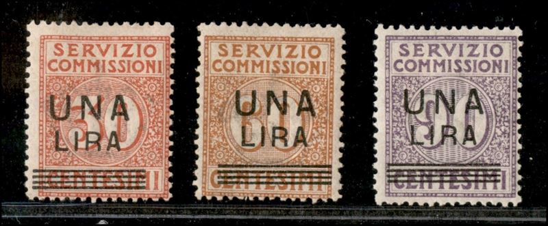Italia / Regno / Servizio Commissioni
