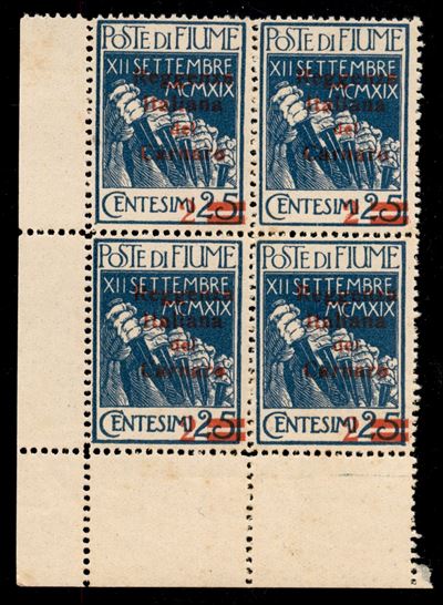 Italia / Occupazioni i Guerra Mondiale / Fiume / Posta Ordinaria