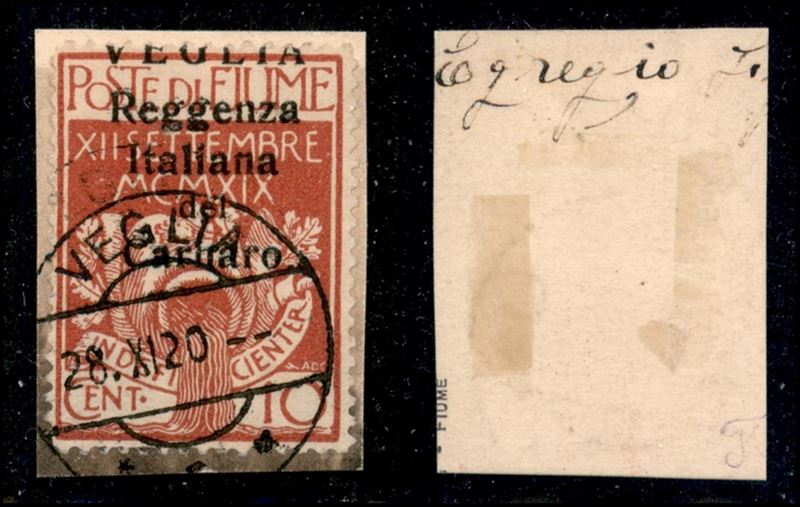 Italia / Occupazioni i Guerra Mondiale / Veglia / Posta Ordinaria