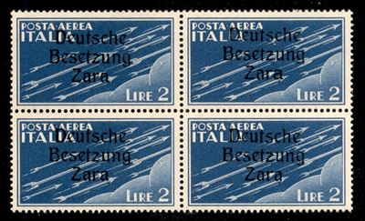 Italia / Occupazioni Straniere di Territori Italiani / Occupazione Tedesca / Zara / Posta Aerea
