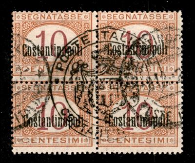 Italia / Uffici Postali All'estero / Levante / Costantinopoli / Segnatasse