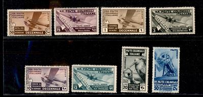 Italia / Colonie / Emissioni Generali / Posta Aerea