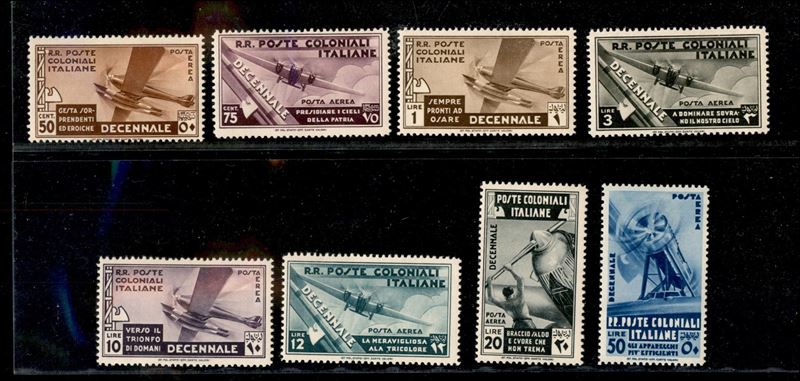 Italia / Colonie / Emissioni Generali / Posta Aerea