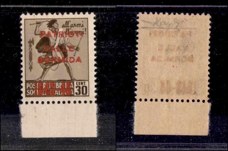 Italia / C.L.n. / Valle Bormida / Posta Ordinaria