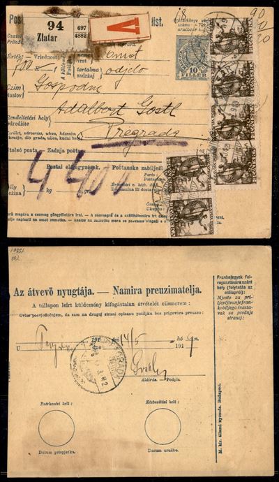 Jugoslavia / Pacchi Postali
