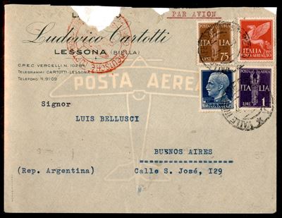 Italia / Regno / Aerogrammi
