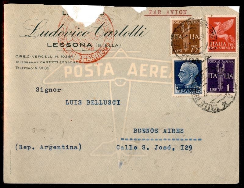 Italia / Regno / Aerogrammi