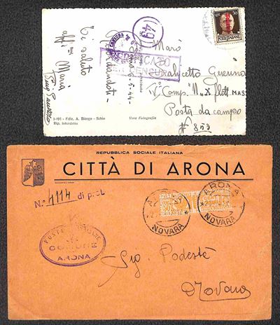 Italia / Rsi / Provvisori / Posta Ordinaria