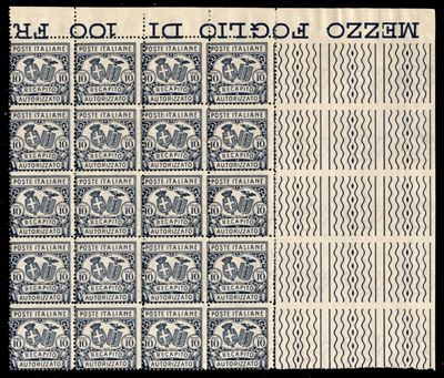 Italia / Regno / Recapito Autorizzato