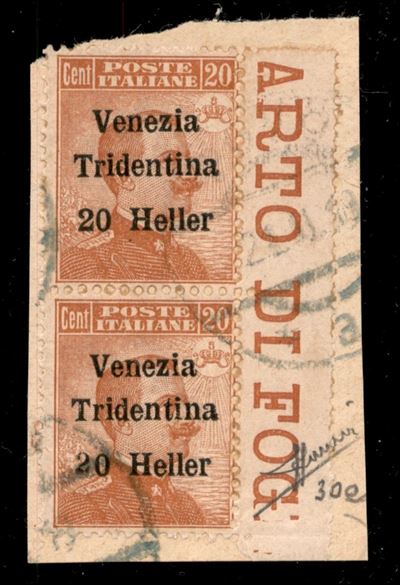 Italia / Occupazioni i Guerra Mondiale / Trentino-alto Adige / Posta Ordinaria