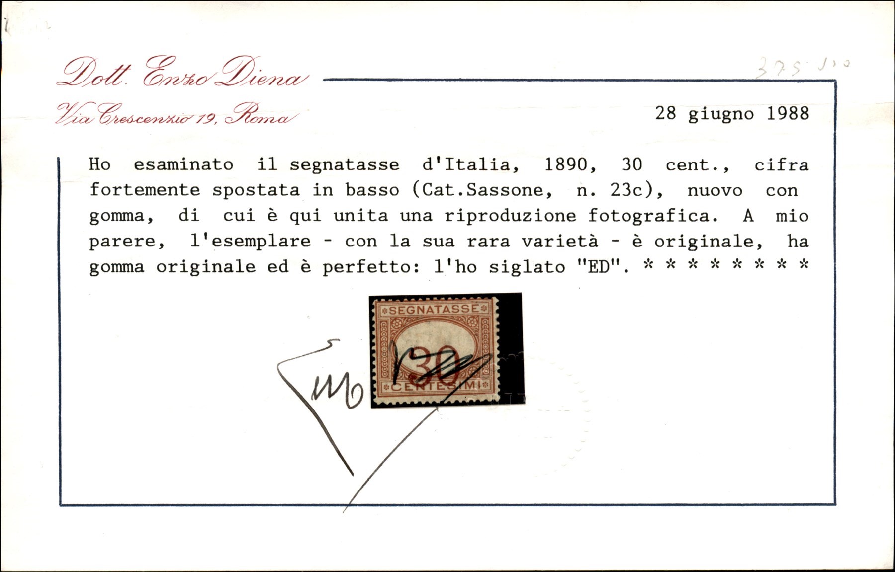 Italia / Regno / Segnatasse