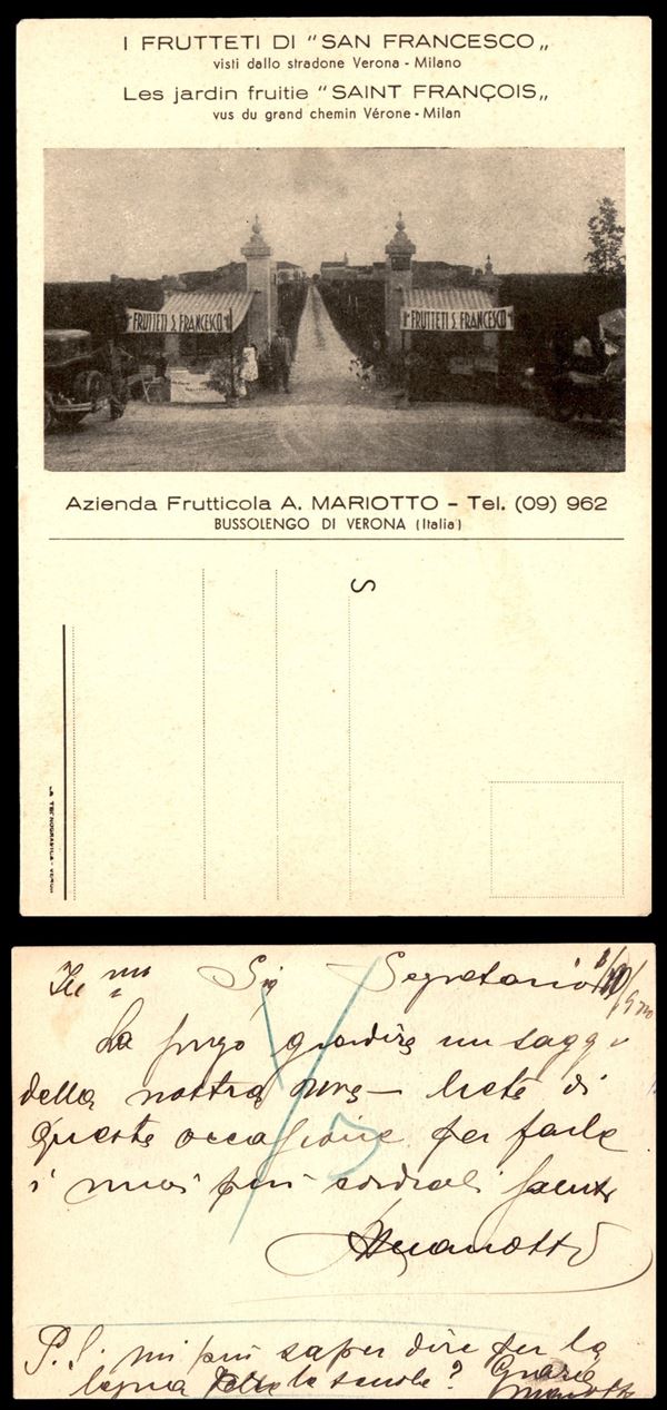 ITALIA / Regno / Pubblicitarie / Posta ordinaria