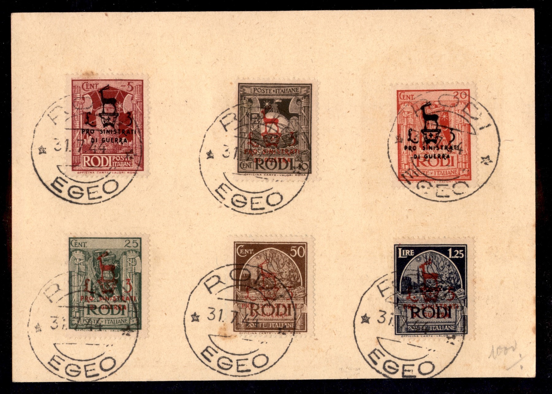 Italia / Colonie / Egeo / Occupazione Tedesca Dell'egeo / Posta Ordinaria