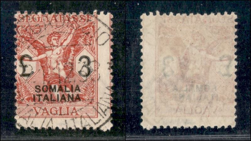 Italia / Colonie / Somalia / Segnatasse per Vaglia