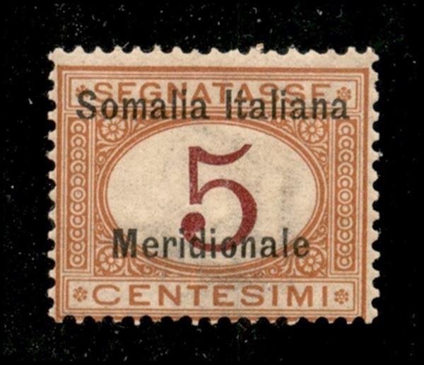 ITALIA / Colonie / Somalia / Segnatasse