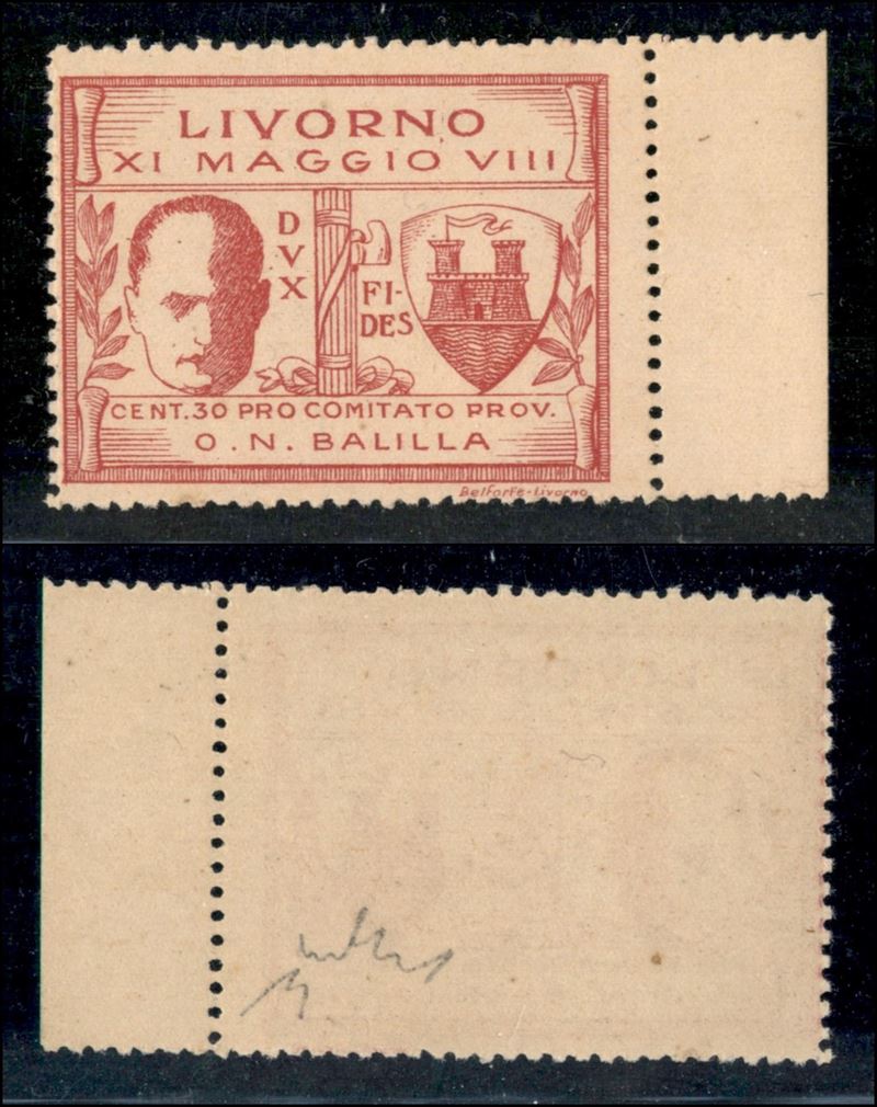 Italia / Emissioni Locali / Livorno / Posta Ordinaria