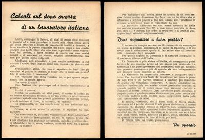 Italia / Rsi / Propaganda Rsi