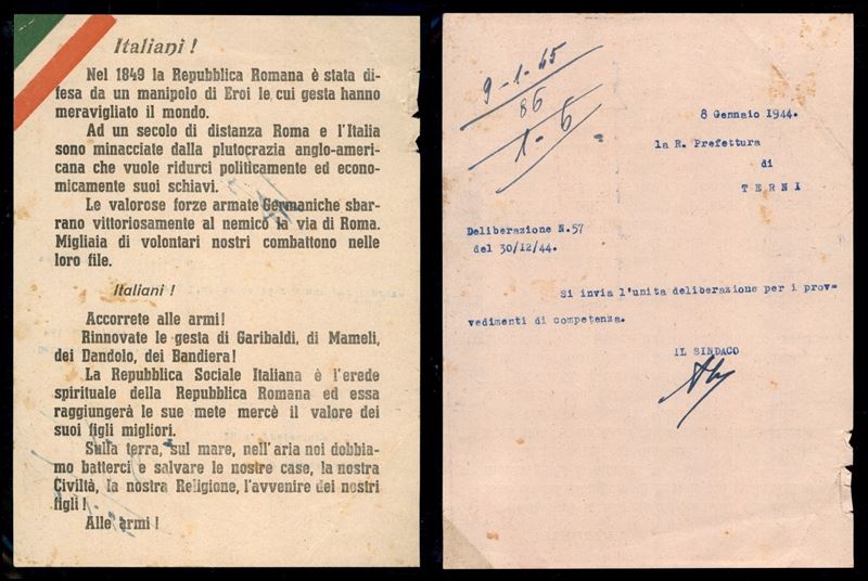 Italia / Rsi / Propaganda Rsi