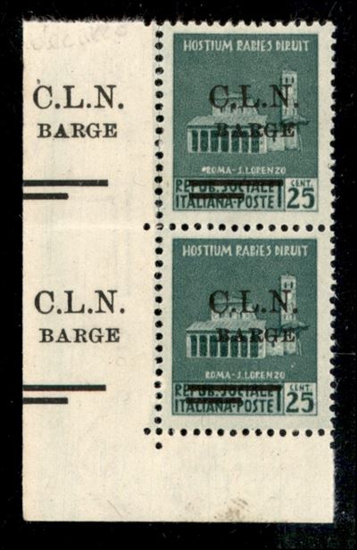 Italia / C.L.n. / Barge / Posta Ordinaria