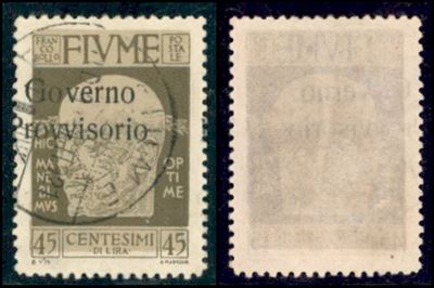 Italia / Occupazioni i Guerra Mondiale / Fiume / Posta Ordinaria