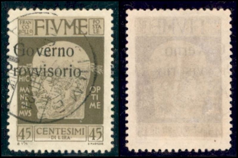 Italia / Occupazioni i Guerra Mondiale / Fiume / Posta Ordinaria