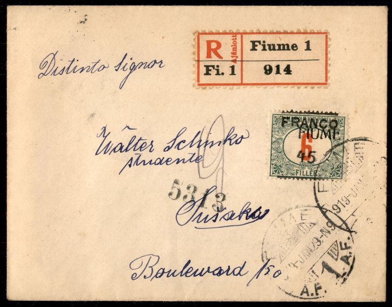Italia / Occupazioni i Guerra Mondiale / Fiume