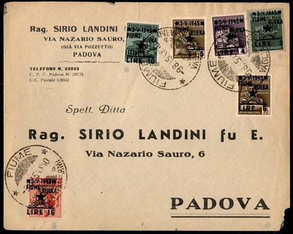 ITALIA / Occupazioni straniere di territori Italiani / Occupazione Jugoslava / Fiume