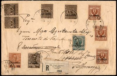 Italia / Uffici Postali All'estero / Levante / la Canea