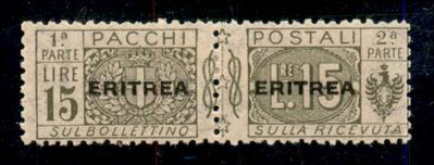 Italia / Colonie / Eritrea / Pacchi Postali