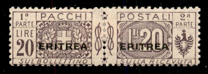 Italia / Colonie / Eritrea / Pacchi Postali
