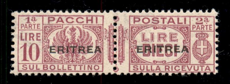 Italia / Colonie / Eritrea / Pacchi Postali