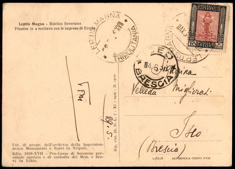 Italia / Colonie / Libia / Posta Ordinaria