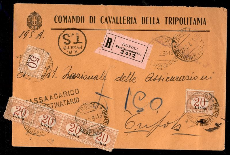 Italia / Colonie / Libia / Segnatasse