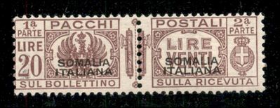 Italia / Colonie / Somalia / Pacchi Postali