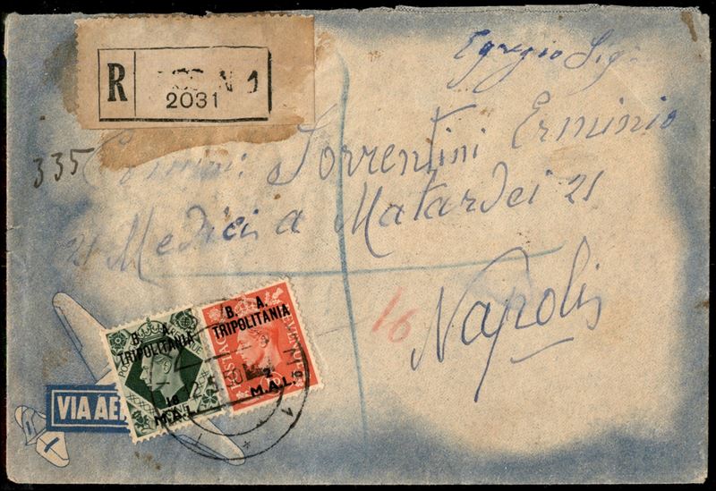 Italia / Occupazioni Straniere delle Colonie / Occupazione Britannica / b.M.a./b.a. Tripolitania ...