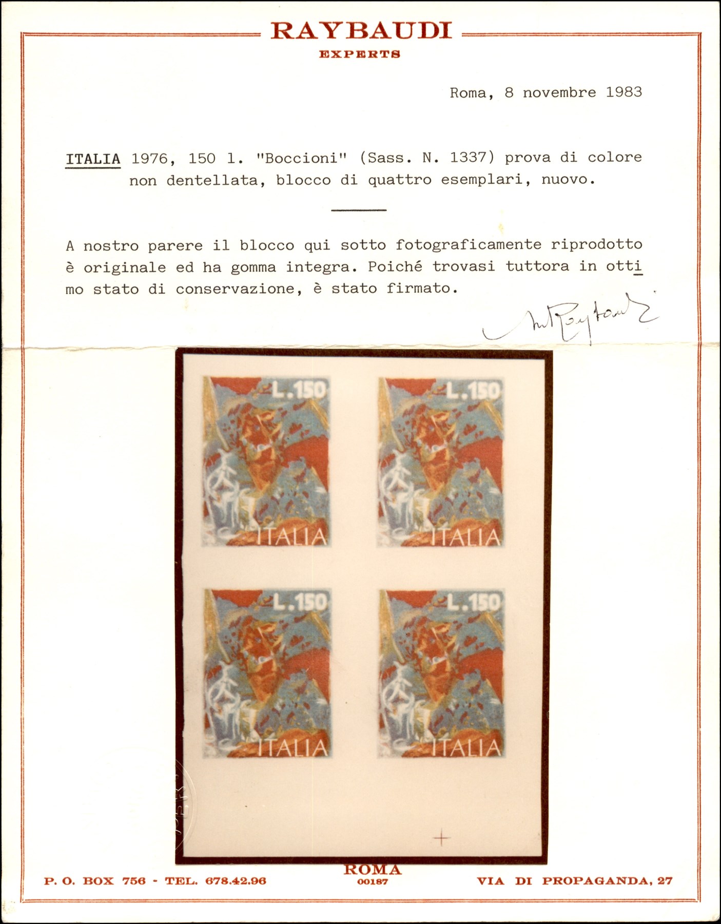 Italia / Repubblica / Posta Ordinaria