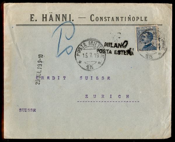 ITALIA / Uffici Postali all'Estero / Levante / Costantinopoli / Posta militare