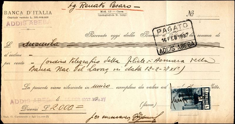 Italia / Colonie / Etiopia